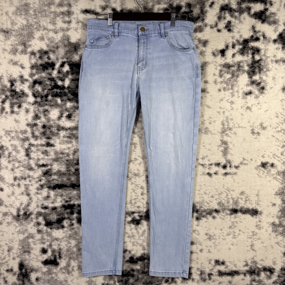 Mugsy Grands Jeans Mens Size 35x34 Light Wash Slim Stretch Comfort Soft